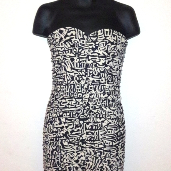 UO SILENCE + NOISE Strapless Mini Dress, L - Picture 1 of 8